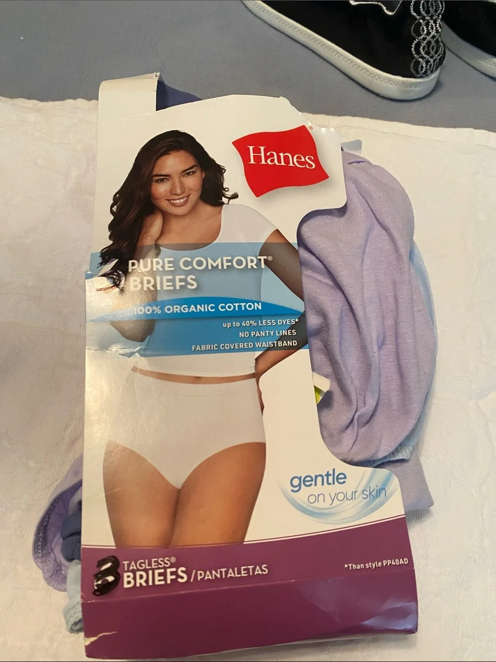 Hanes Pure Comfort Briefs - Light Lavender